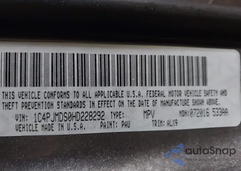 2017 Jeep Cherokee Limited 4X4 z USA, uszkodzony, nr VIN 1C4PJMDS0HD228292